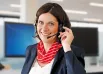 eine Ansprechpartnerin im Kunden Dialog Center